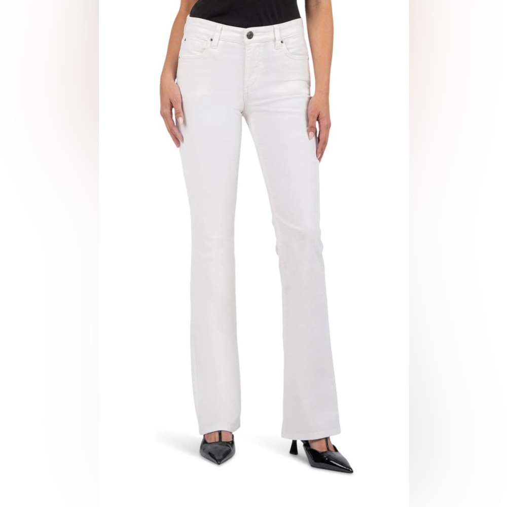 Kut from the Kloth White Flare Jeans